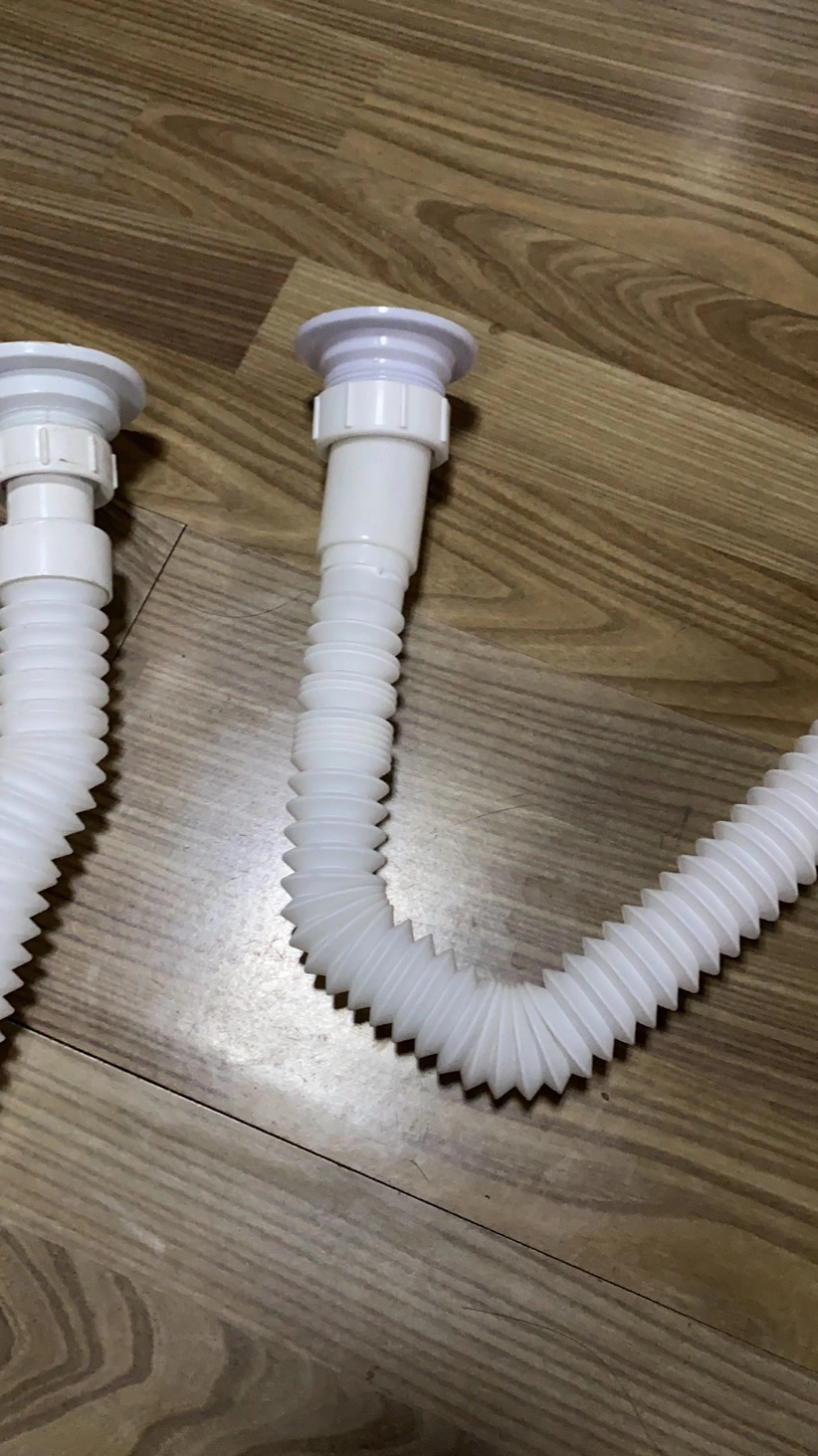 Plastic Waste Hose, Plastic Waste Pipe 1-1/4&quot;, 1-1/2&quot; for Sink and Basin Waste