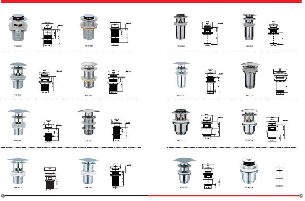 Bath and Basin Spare Parts Plastic Plug for Pop up Drainer Waste (ALPJ0040)