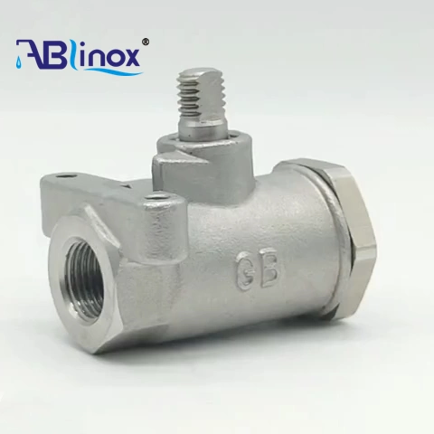 Custom 304 316 Precision Casting China OEM Stainless Steel Floating Ball Gate Gate Gate 3 Way Flanged Control Ball Swing Check Casting Angle Valve