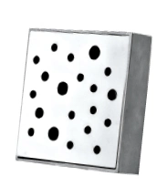 Pd-3668s Bathroom Accessories 100mm*100mm Stainless Steel Floor Drain